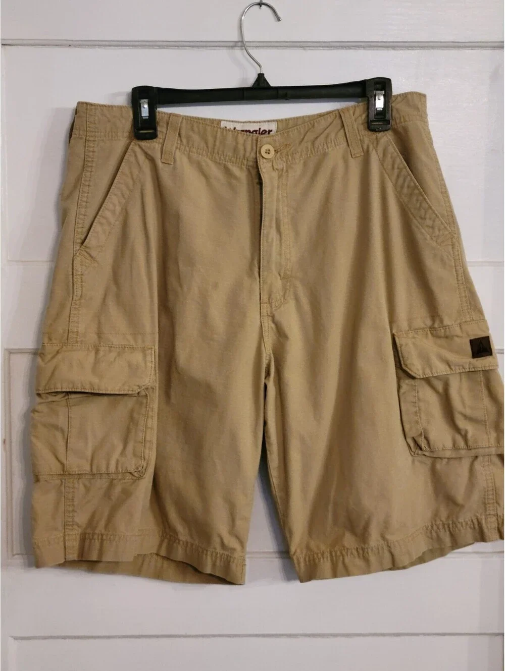 Wrangler Men's Cargo Shorts 34 Ripstop Outdoor Hiking Casual Workwear Pockets